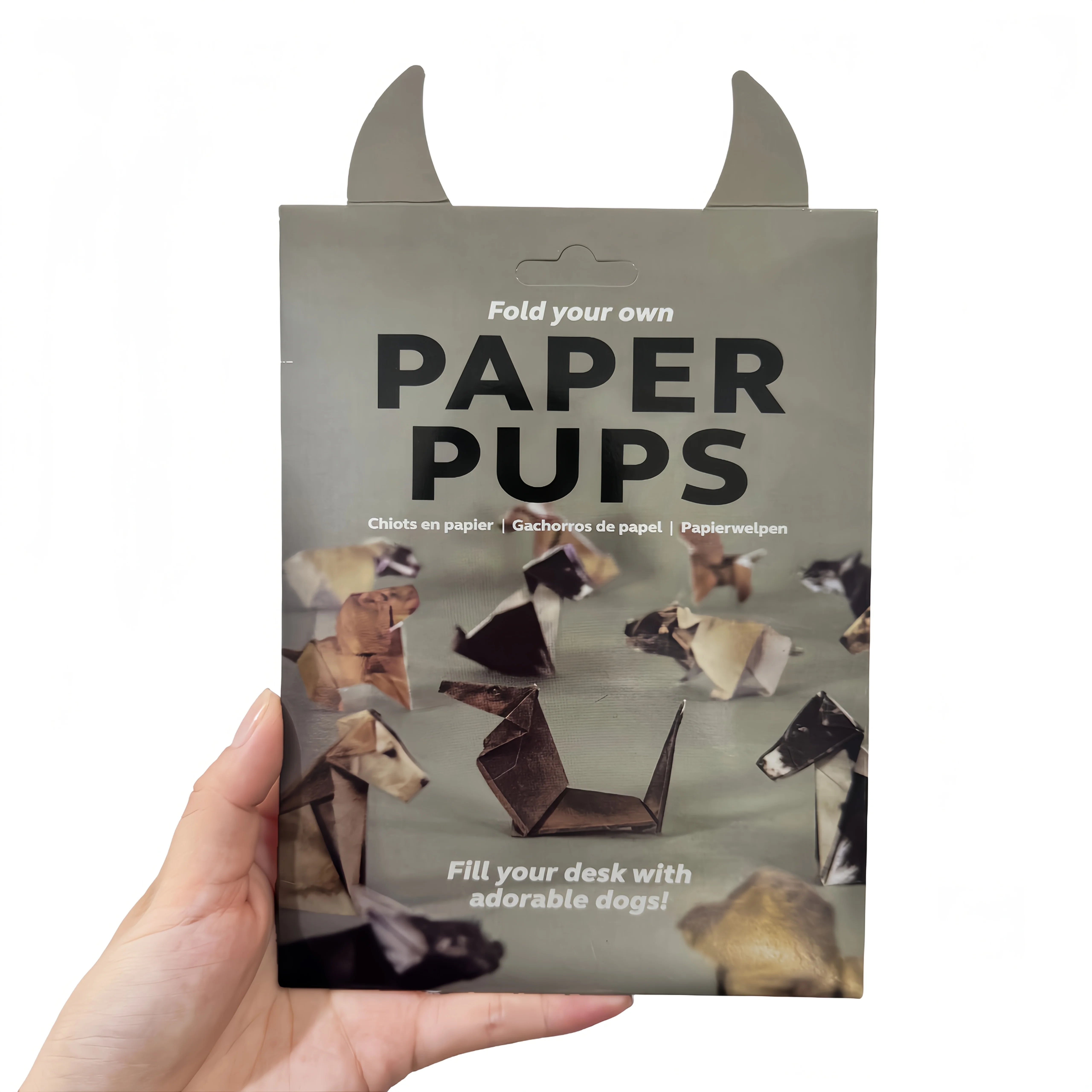 Paper Cats Origami Kit - Fold Your Own Cute pet, Perfect Gift for Cat Lovers, Handmade Paper Crafts, Ideal for Home Decor