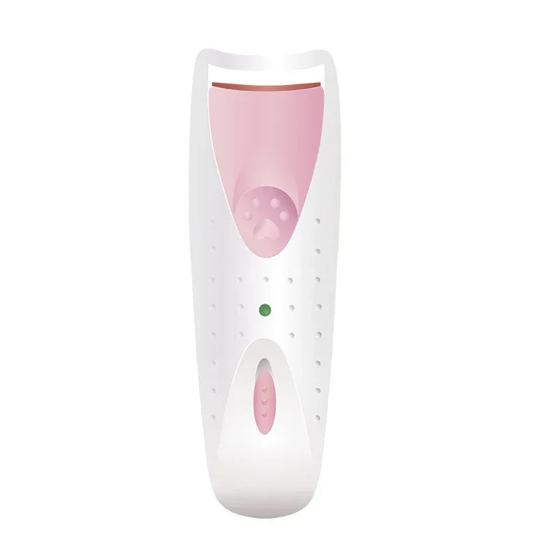 Blushimmer electric heated eyelash curler for women, automatic lash perm tool with long-lasting curling and eyelash clip.