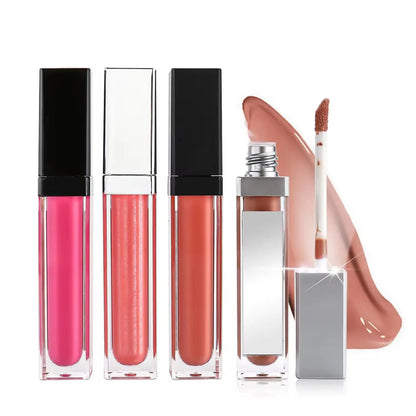 Blushimmer vegan matte liquid lipstick in mirror tube, long-lasting waterproof lip gloss for professional wholesale bulk sale.