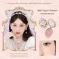 Blushimmer Flower Knows Strawberry Rococo embossed blush powder with smooth, long-lasting pink color for face makeup enhancement.