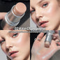 Blushimmer highlighter stick with pearlescent finish for brightening and contouring the eyes, creating a natural, luminous glow.