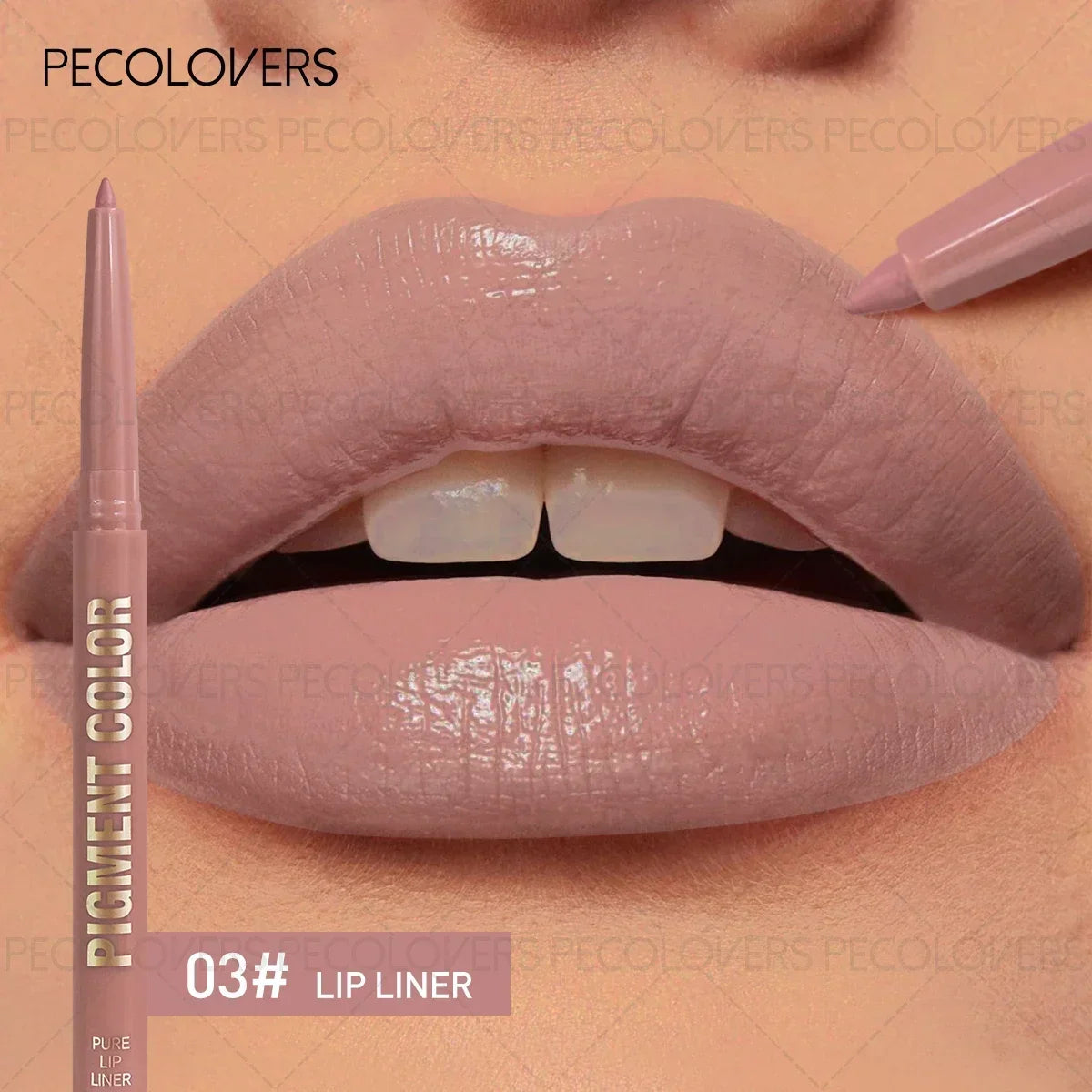 1PC 2-in-1 Lip Liner&Lip Gloss Pen-Matte Colors&Waterproof Long-Lasting ,Velvety Pencil for Plump Lip Outline, Easy Application
