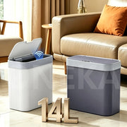 14L Smart Sensor Trash Can, Wall-Mounted with Hook ，Ideal for Bathroom Waste Disposal, Suitable  Bedroom, Kitchen, Living Room