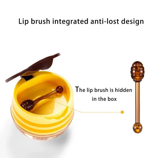 Blushimmer summer moisturizing lip mask with brush, nourishing long-lasting lip balm for anti-cracking lip care, unisex sleep lip mask