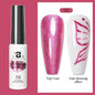 Blushimmer 5ML gold and silver metallic gel polish with mirror chrome finish for nails, UV LED semi-permanent nail art.
