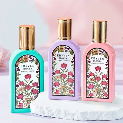 Blushimmer women’s jasmine perfume and body spray with long-lasting, fresh floral scent and elegant packaging.
