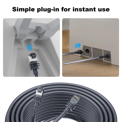 EDUP SK0059 Starlink V3 30Ft(10M) High Speed Waterproof Durable Stable Cable for Standard Gen 3 Replacement Extension Cable