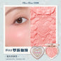 Blushimmer Flowerknows Garden Rose Blush Powder for cheeks, natural matte finish, cruelty-free face contour and shape makeup.