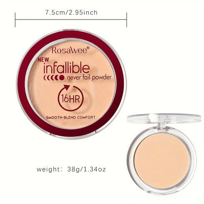 Blushimmer matte pressed powder foundation with full coverage and oil control, longwear face makeup for a flawless finish.