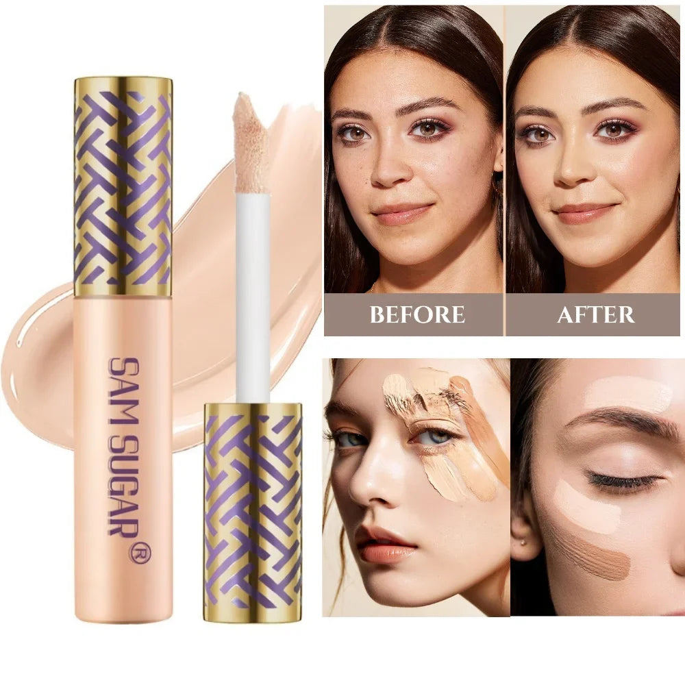 Blushimmer Sam Sugar Concealing & Repairing Liquid Foundation 18ml bottle with pump for smooth, even skin coverage