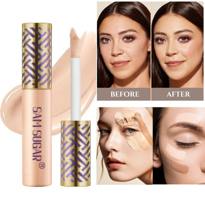 Blushimmer Sam Sugar Concealing & Repairing Liquid Foundation 18ml bottle with pump for smooth, even skin coverage