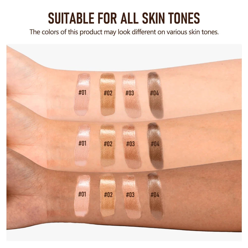 Blushimmer Glow Bronzing Drops face serum with liquid bronzer and hydrating peptides for a radiant summer glow on skin.