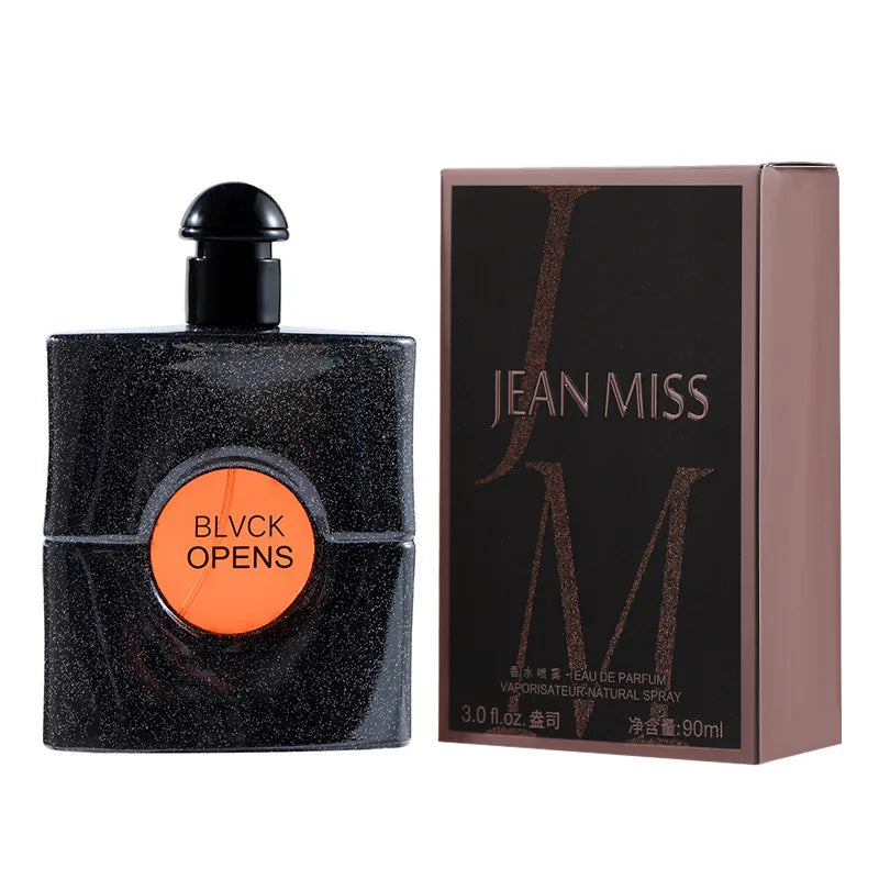 Blushimmer 90ML Eau De Parfum vaporizer with wood scent, sandalwood fragrance, natural spray, elegant perfume bottle.