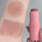 Blushimmer smooth waterproof blush stick with natural, long-lasting color to brighten and enhance skin tone.