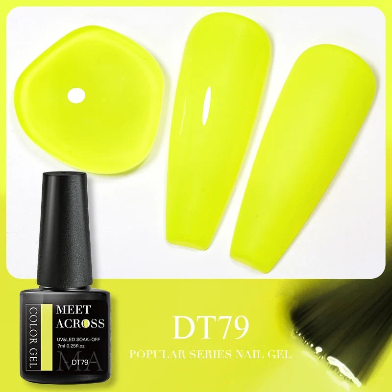 Blushimmer MEET ACROSS 5ml pink dried flower gel nail polish with natural fairy flower design for UV and LED nail art.