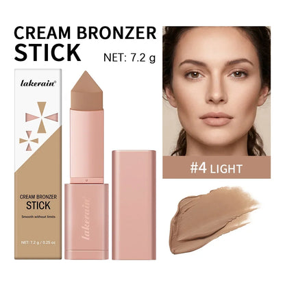 Blushimmer 2-in-1 cream bronzer and contour stick for face, adding depth and dimension with a smooth, blendable texture.