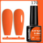 Blushimmer Faandin 7ml red gel nail polish bottle with vibrant, high-saturation color, quick-drying, alcohol-free, suitable for home use.