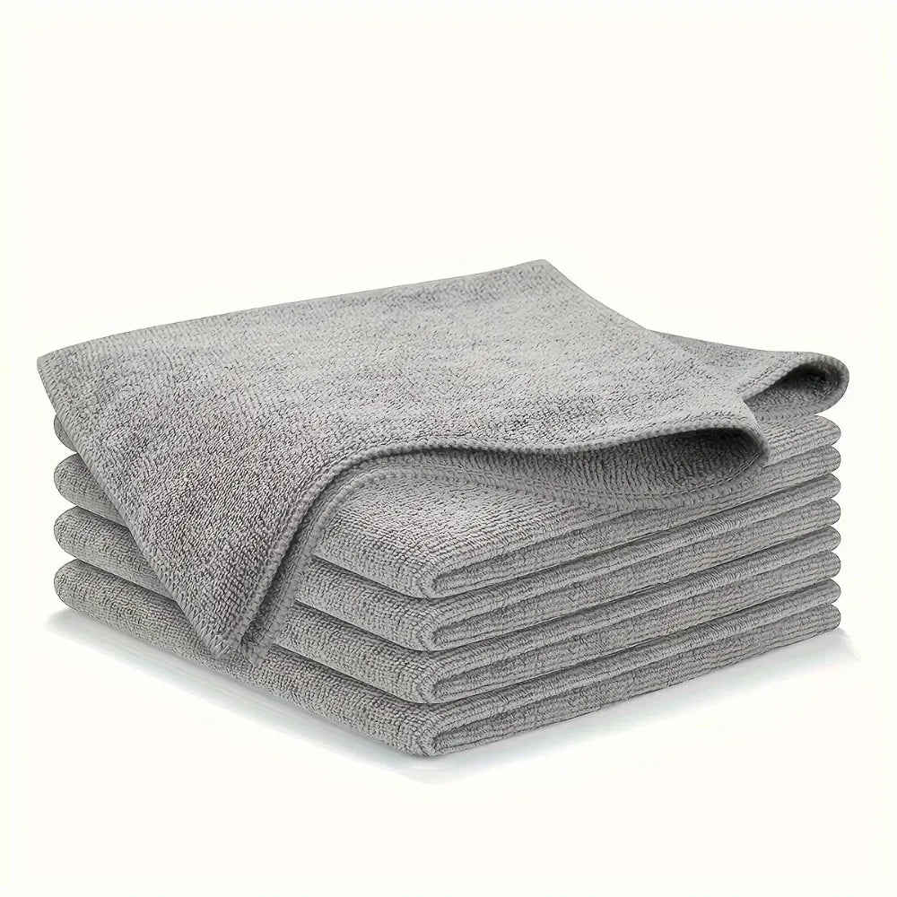 5/10/20 Item 5: Kitchen Towels, Ultra-fine Fiber Light Gray Cleaning Cloth Set, Soft and stain-resistant fabric