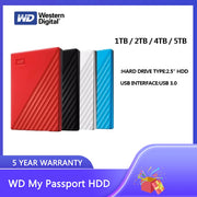Western Digital WD My Passport Portable 1TB 2TB 4TB 5TB External Hard Drive USB3.0 Backup software and password protection HDD