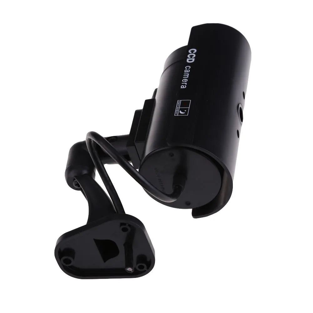 Simulation Camera Theft Robbery Prevention Fake Surveillance Security Camera with Blinking LED Light Monitor for Outdoor Indoor