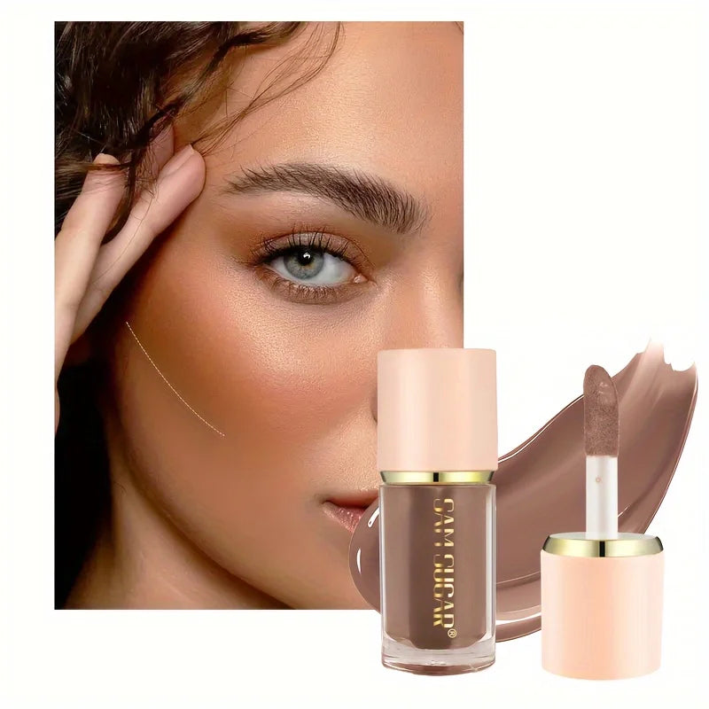 Beauty Glazed 2026 liquid contouring palette with two shades for waterproof, matte V-face shaping and facial contouring makeup.