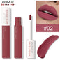 Blushimmer non-stick liquid lipstick in dark purple with matte velvet finish, long-lasting, waterproof, and fade-resistant lip gloss.