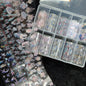 10Rolls Plaid Thousand-Bird Bow  Stars Nail Foils Transfer Paper  Nail Art Stickers  Manicure Set Decal  Nails Decoration