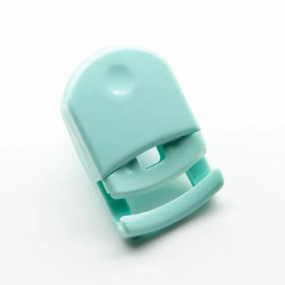 Blushimmer mini eyelash curler with multicolor folding design, professional false eyelashes curling clip for beauty and makeup.