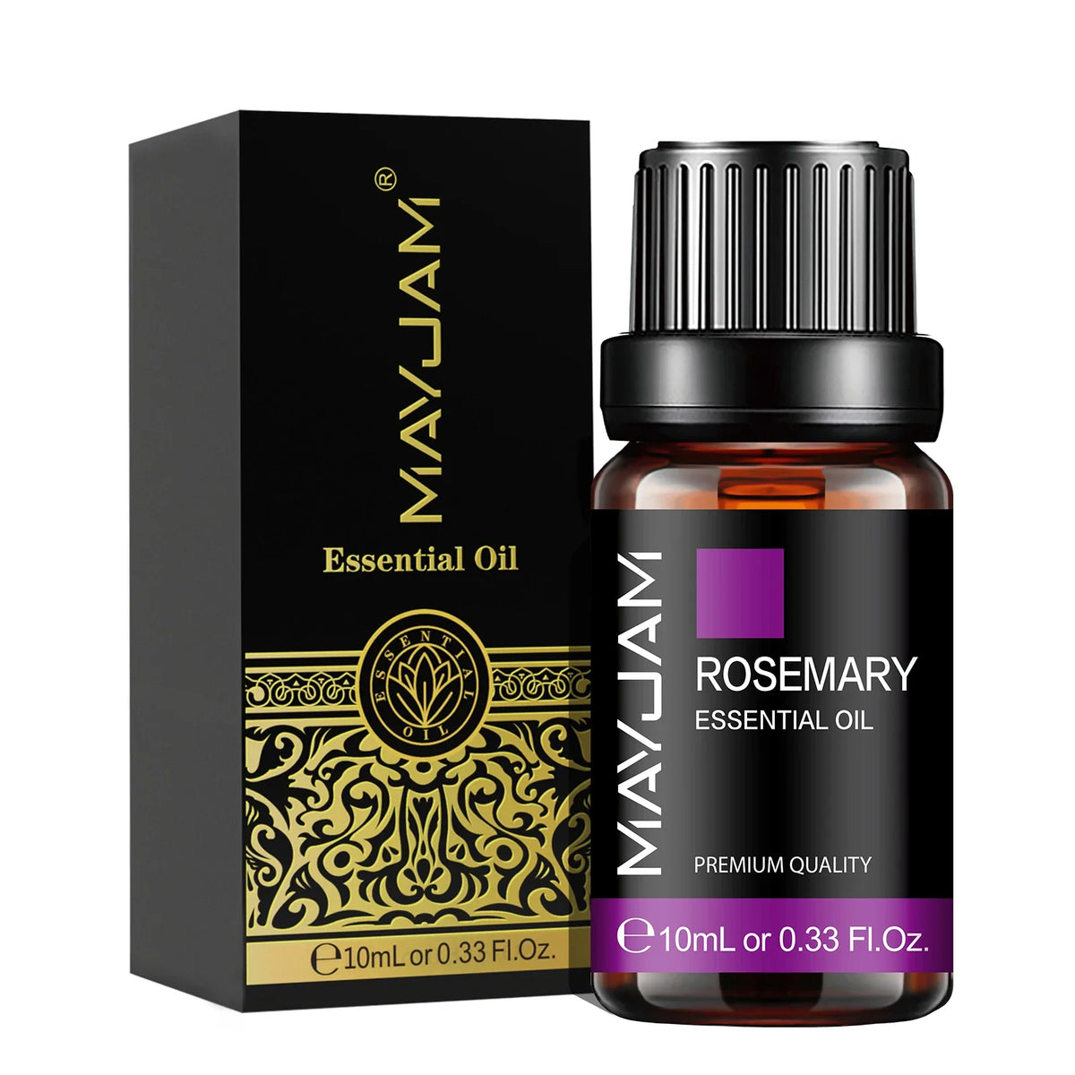 Blushimmer lavender, jasmine, eucalyptus, vanilla, sandalwood, bergamot, rosemary, citronella, and cinnamon fragrance oil bottle.