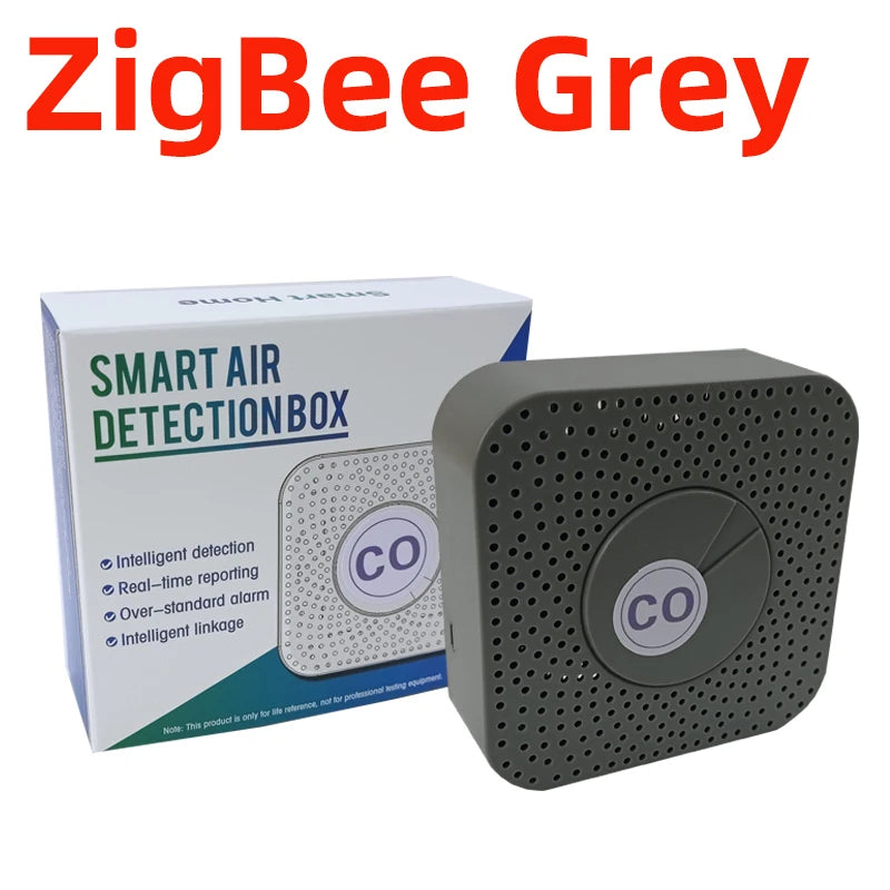 Tuya Smart Carbon Monoxide Sensor Smoke Detection Intelligent Alarm CO Detector Intelligent Life APP