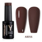 Blushimmer Yokefellow 10ml translucent pink gel nail polish in a clear bottle, showcasing the high-quality nude gel varnish for long-lasting nails