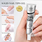 Blushimmer Born Pretty 30ml milky white hard gel for nail extensions, clear soak-off UV construction gel for acrylic nails.