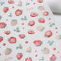 Close-up of Blushimmer cherry-shaped 5D nail art stickers with shiny rhinestones, perfect for DIY manicure decoration.