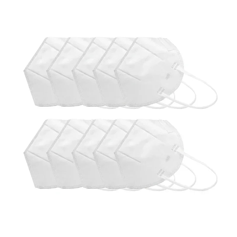 10 Pieces N95 Face Mask Disposable Protective Mask Health Protective Dust and Droplet Prevention Masks Breathable Design Mask