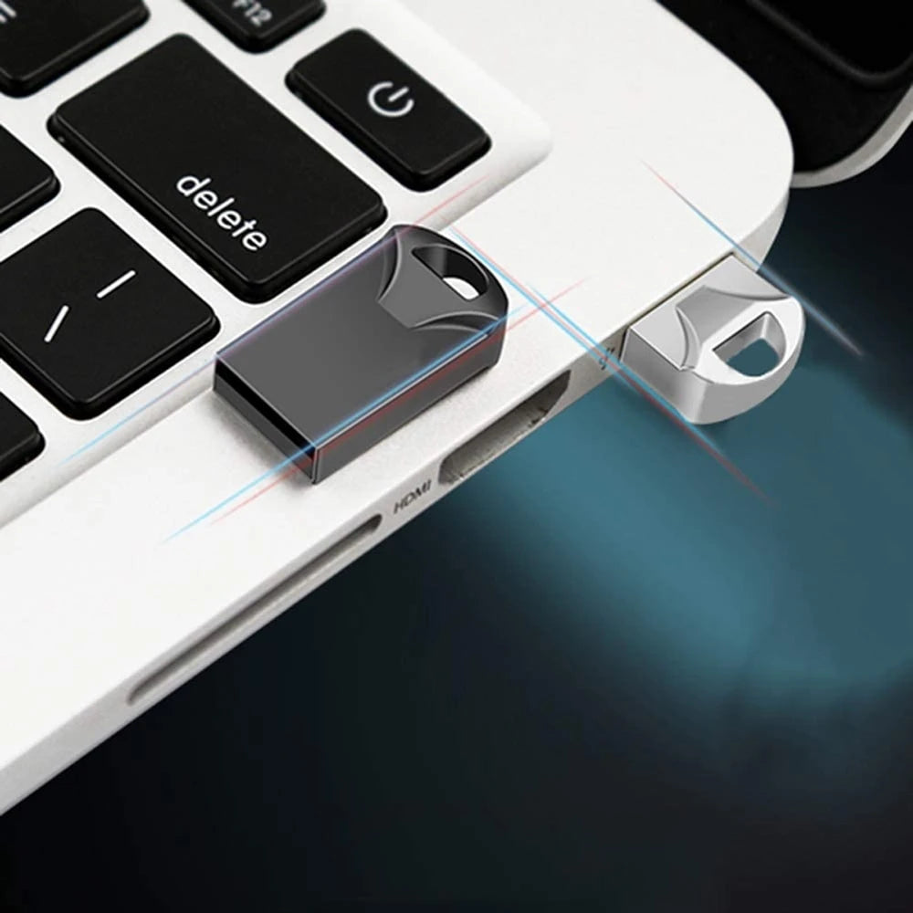 New Mini Metal USB Flash Drive 256GB 512GB Waterproof Type-C Pen Drive Memory Stick Key Disk Flash Memory U Disk Thumb Drive Gif