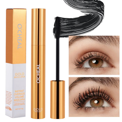 Blushimmer O‘cheal mascara black lash eyelash brush with 3D silk for thick, curling, lengthening eye lashes in beauty makeup.