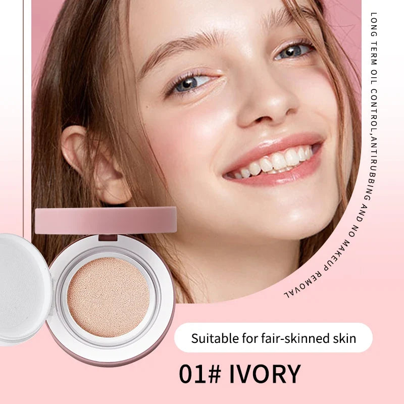 OCHEAL CC Cream Cushion Foundation Cream Long Lasting Moisturizing Concealer Foundation BB Cream For Face Makeup Concelear