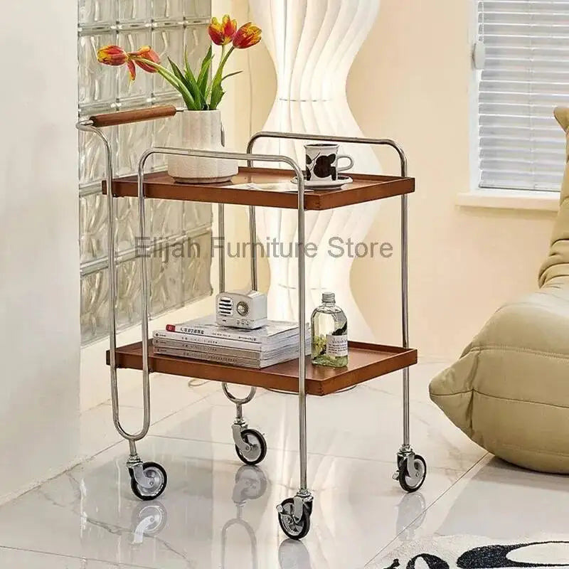 Tool Drink Medical Salon Trolley Tea Auxiliary Workshop Salon Trolley Rolling Dressing Chariot De Service Beauty Furniture Fg19