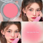 Blushimmer monochrome blush in natural matte pink for cheeks, waterproof face contouring makeup with soft, brightening finish