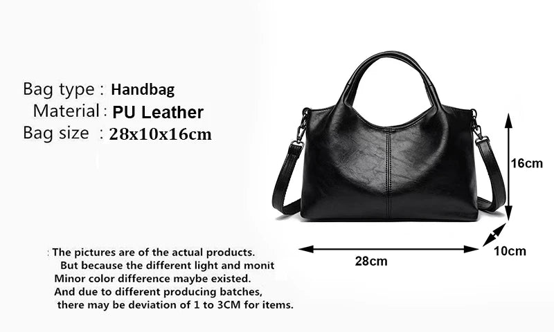 Women's Handbag, Large Capacity Elegant Detachable Crossbody & Handheld Shoulder Bag with Golden Tone Hardware, Zipper Closure