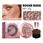 Blushimmer Lakerain spherical pink pearl blush with brightening and delicate finish, designed for a radiant, feminine makeup look.