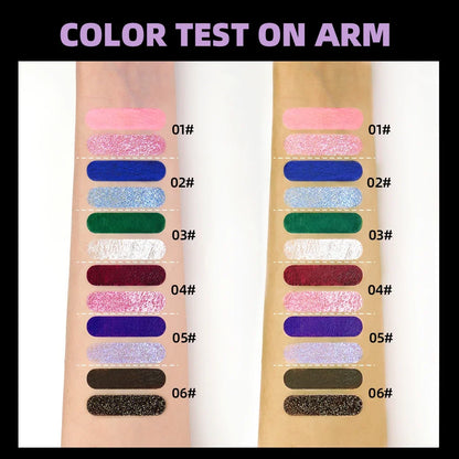 Qibest Double Head Diamond Glitter Waterproof Mascara