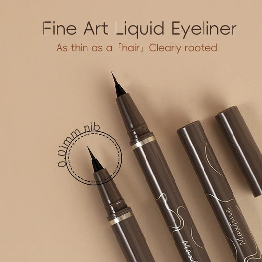 Blushimmer waterproof eyeliner pen with a smooth, fine tip for precise application, suitable for beginners and holiday gifts.