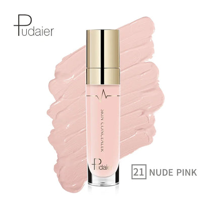 Blushimmer face contour concealer palette with liquid waterproof foundation for dark skin, full coverage, and professional makeup.