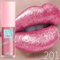 Blushimmer glitter lip gloss with 18 colors, long-lasting waterproof liquid lipstick, pearl shine, sparkly lip makeup for women