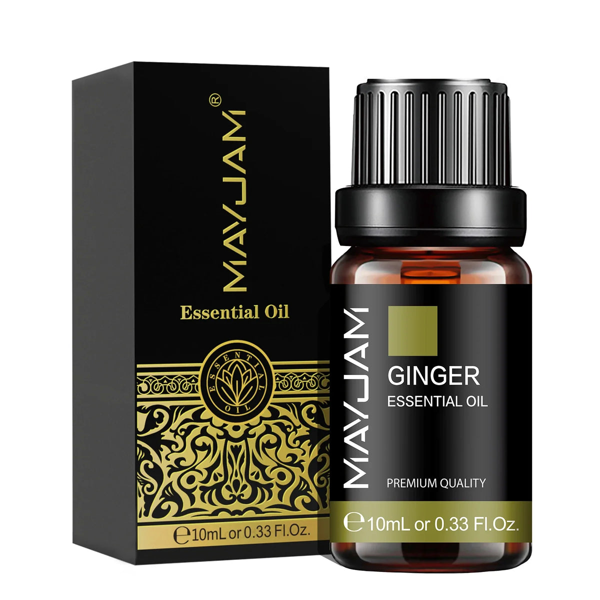 Blushimmer Lavender Jasmine Eucalyptus Vanilla sandalwood fragrance oil in a 10ml glass bottle with a black cap.