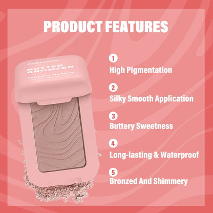 Blushimmer waterproof bronzer makeup contour sticks with matte shading for face contouring, bronzing, and highlighting.