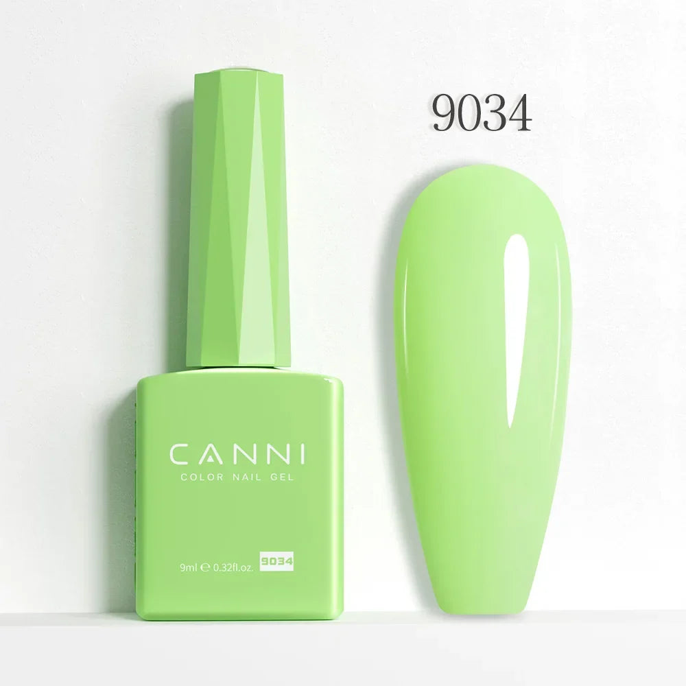 Blushimmer CANNI Hema Free Nail Gel Polish Fall Collection with semi-permanent diamond long wear top coat in vibrant red and nude jelly shades.