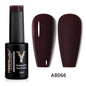 YOKEFELLOW 10ml Nude Gel Nail Polish by Blushimmer, translucent pink UV gel varnish for long-lasting, soak-off gel nails.