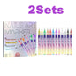 12pcs/Set Nail Art Graffiti Pen DIY Nail Art Painting Pens Abstract Lines Fine Design Multi-Color Drawing Nail Painting Tools